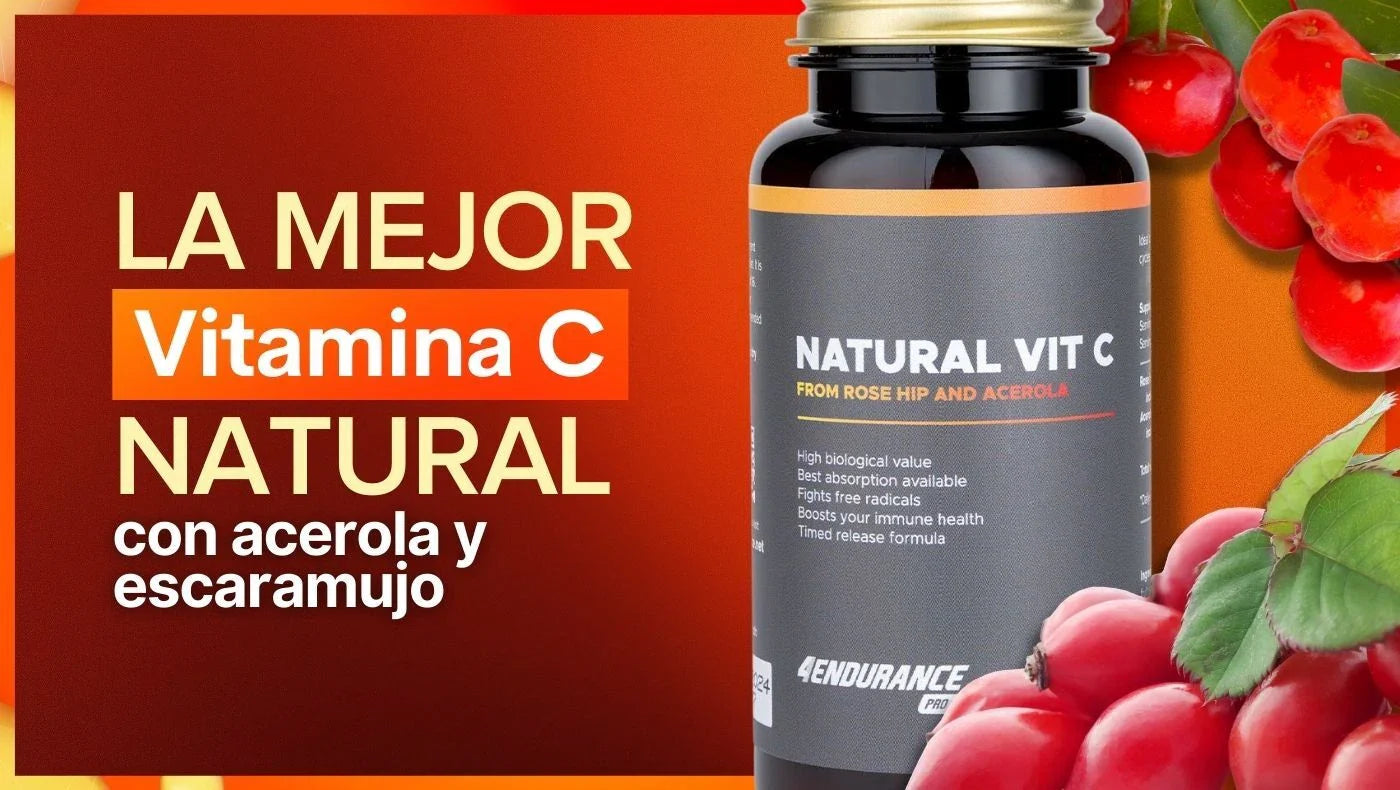 La mejor vitamina C natural con acerola y escaramujo