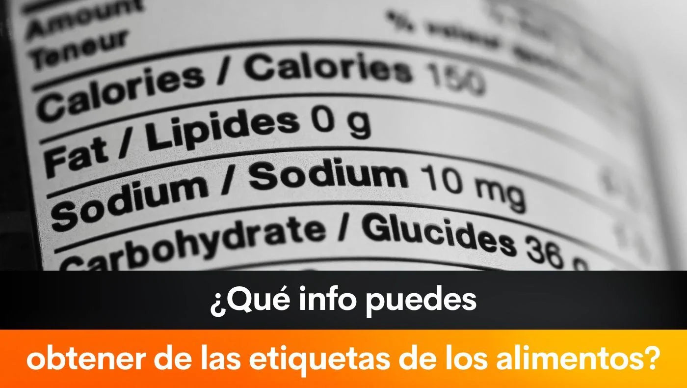 ¿Qué info puedes obtener de las etiquetas de los alimentos?