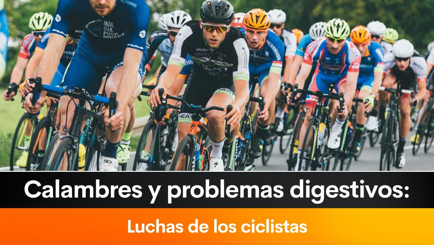 Calambres y problemas digestivos: Luchas de los ciclistas