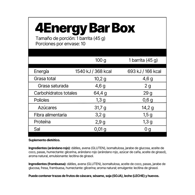 4Energy Bar Box (nuevo)
