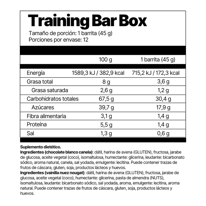 Training Bar Box