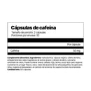 Cápsulas de cafeína