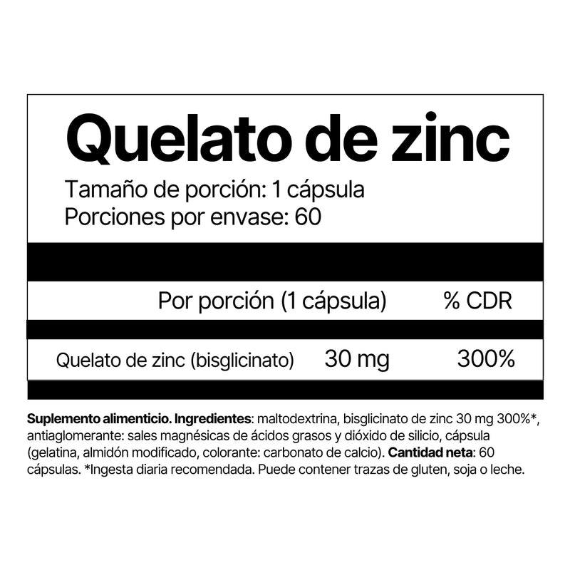 Quelato de zinc (bisglicinato)