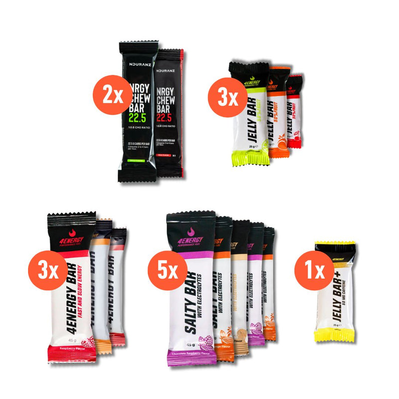 Surtido de barritas energéticas