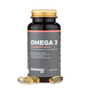4Endurance Pro Omega-3 - 60 cápsulas blandas, frasco marrón oscuro con tapa amarilla y etiqueta naranja-blanca sobre fondo blanco.